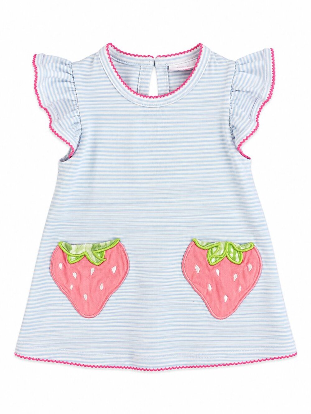 Stitchy Fish Strawberry Pocket Dress
